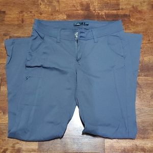 Prana Halle Grey Pants to Capri Size 6 Short